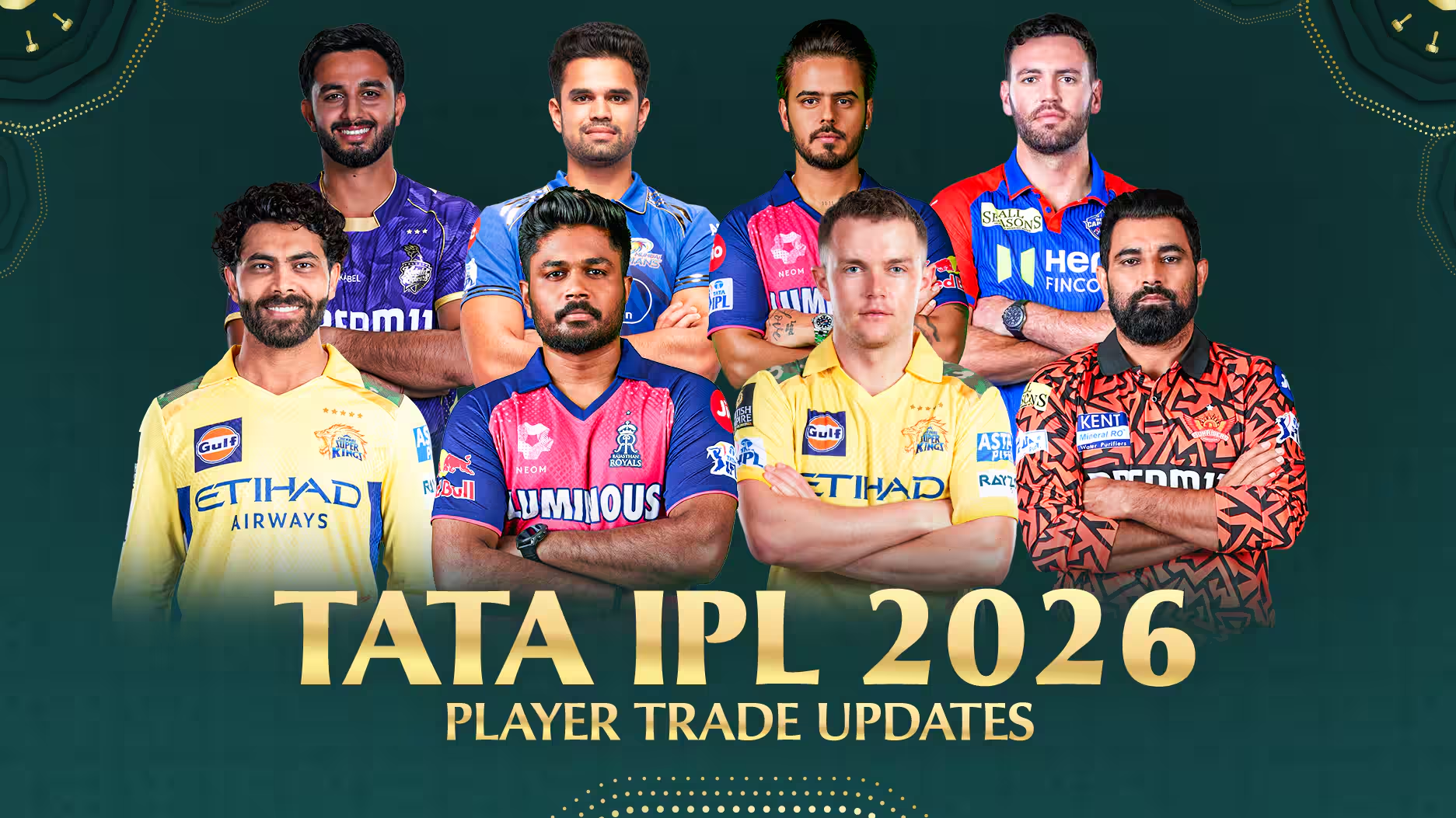 IPL 2026 all teams and captains - MahadevID247